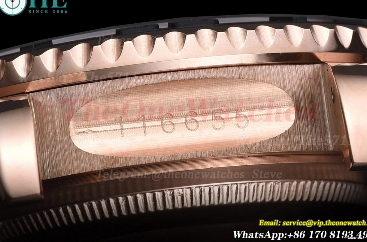 Diamond 126655 MY8215 GDF Dot Yacht-Master SS RG 40mm 0304